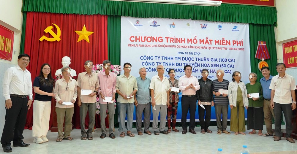 An Giang phẫu thuật mắt miễn phí cho 200 bệnh nhân nghèo - ảnh 1