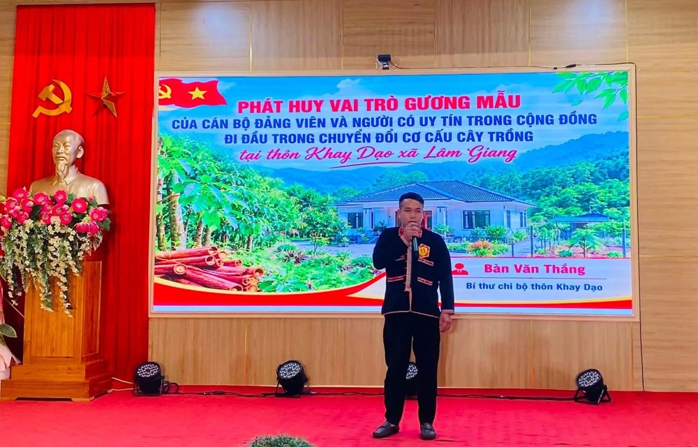Lào Cai: Sôi nổi Hội thi Bí thư Chi bộ giỏi xã Lâm Giang - ảnh 3