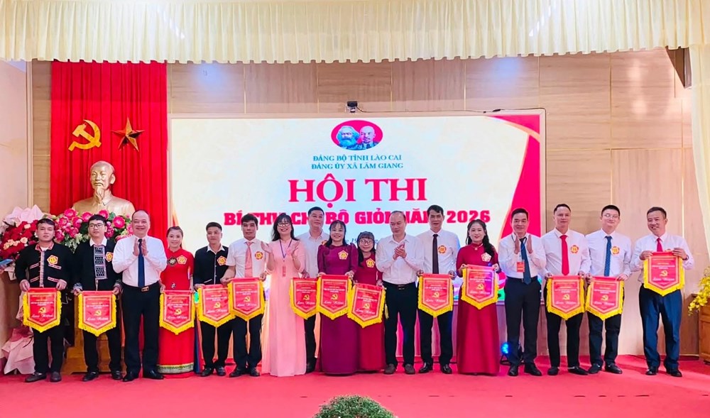 Lào Cai: Sôi nổi Hội thi Bí thư Chi bộ giỏi xã Lâm Giang - ảnh 4