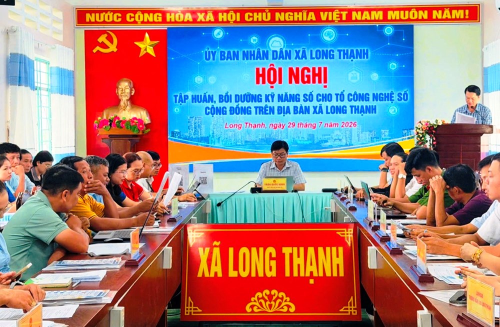 Long Thạnh nâng cao hiệu quả dịch vụ công trực tuyến, thúc đẩy xã hội số - ảnh 2
