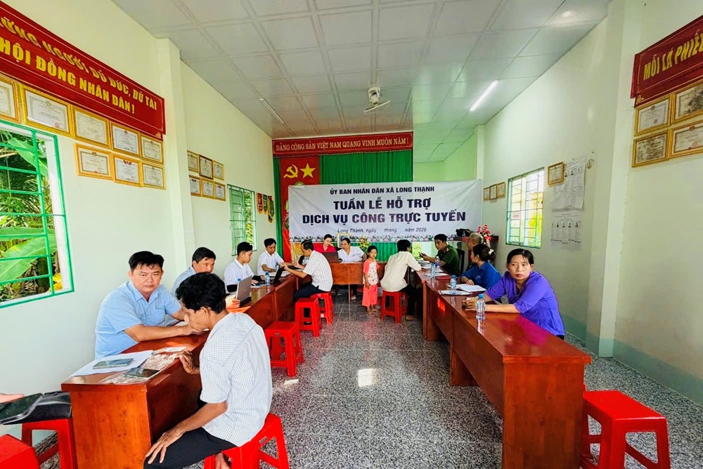 Long Thạnh nâng cao hiệu quả dịch vụ công trực tuyến, thúc đẩy xã hội số - ảnh 3