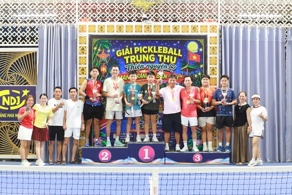 Pickleball kết nối yêu thương nơi biên giới An Giang - ảnh 1