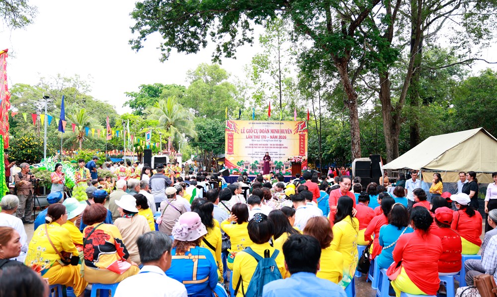 An Giang kỷ niệm 170 năm ngày giỗ cụ Đoàn Minh Huyên - ảnh 1
