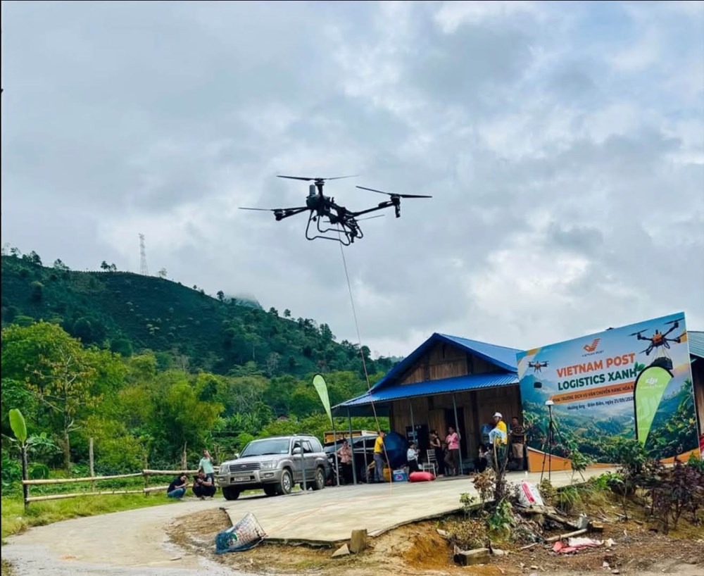 Điện Biên chính thức đưa UAV vào vận chuyển hàng hóa, nông sản - ảnh 4