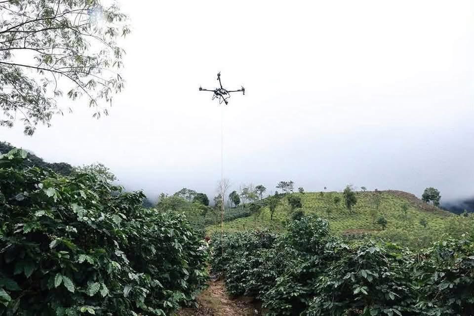 Điện Biên chính thức đưa UAV vào vận chuyển hàng hóa, nông sản - ảnh 3