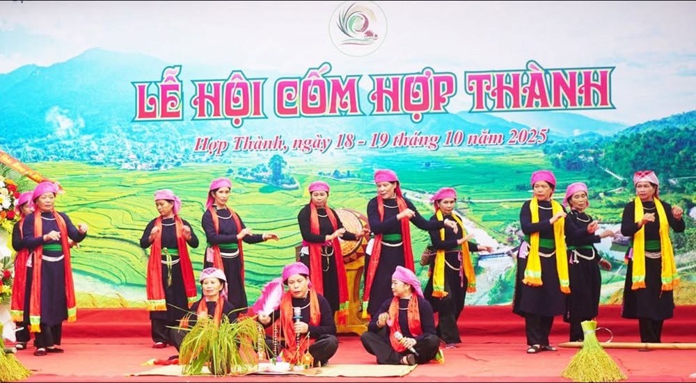 Có hẹn với mùa cốm nơi vùng cao Hợp Thành - ảnh 1