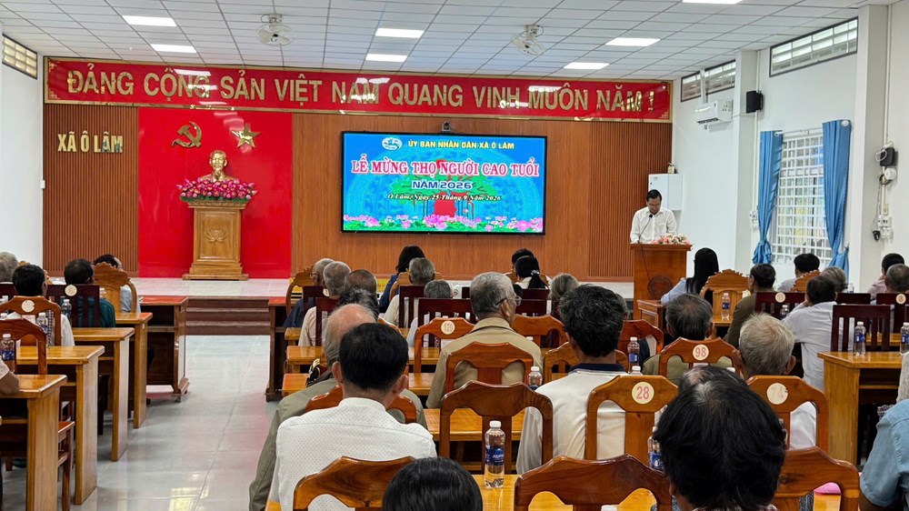 An Giang mừng thọ 388 người cao tuổi ở xã Ô Lâm - ảnh 1