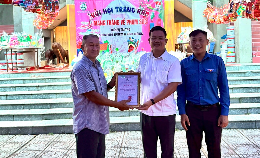 Trung thu muộn ở vùng đồng bào Khmer Ô Lâm - ảnh 4