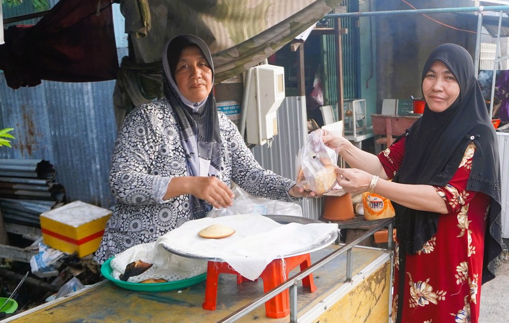 Hấp dẫn bánh truyền thống Namparang của đồng bào Chăm - ảnh 3