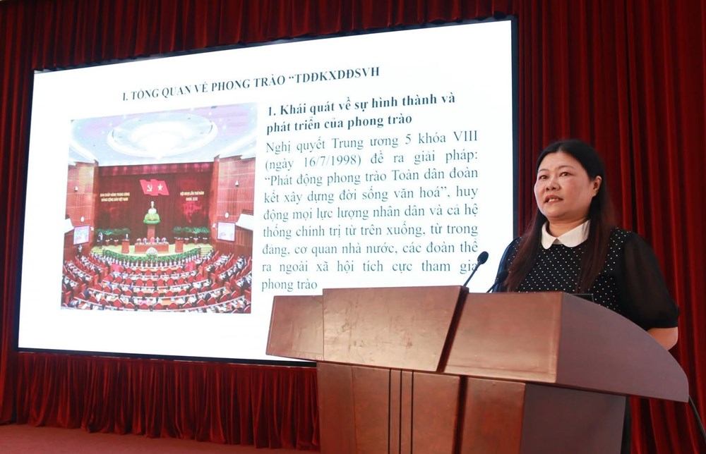 Lai Châu nâng cao nghiệp vụ xây dựng đời sống văn hóa cho cán bộ cơ sở - ảnh 2