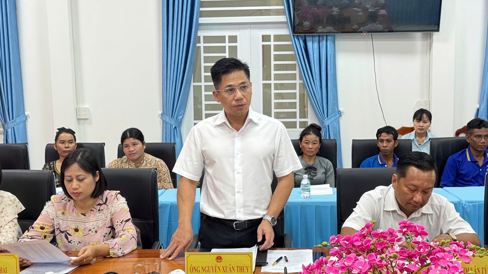 An Giang: Khảo sát thực nghiệm Bộ công cụ đánh giá tái mù chữ tại xã Ô Lâm - ảnh 2