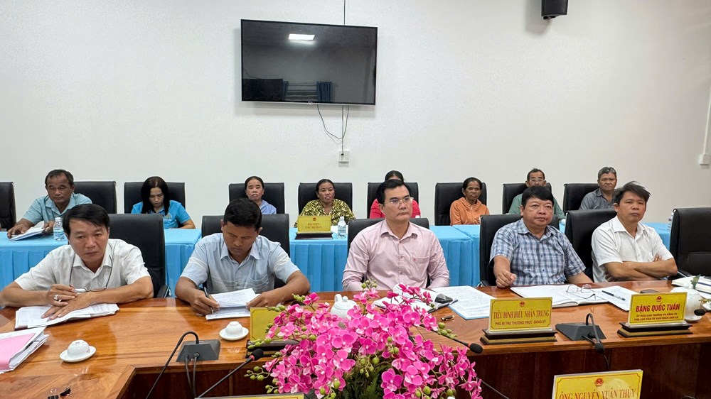 An Giang: Khảo sát thực nghiệm Bộ công cụ đánh giá tái mù chữ tại xã Ô Lâm - ảnh 3