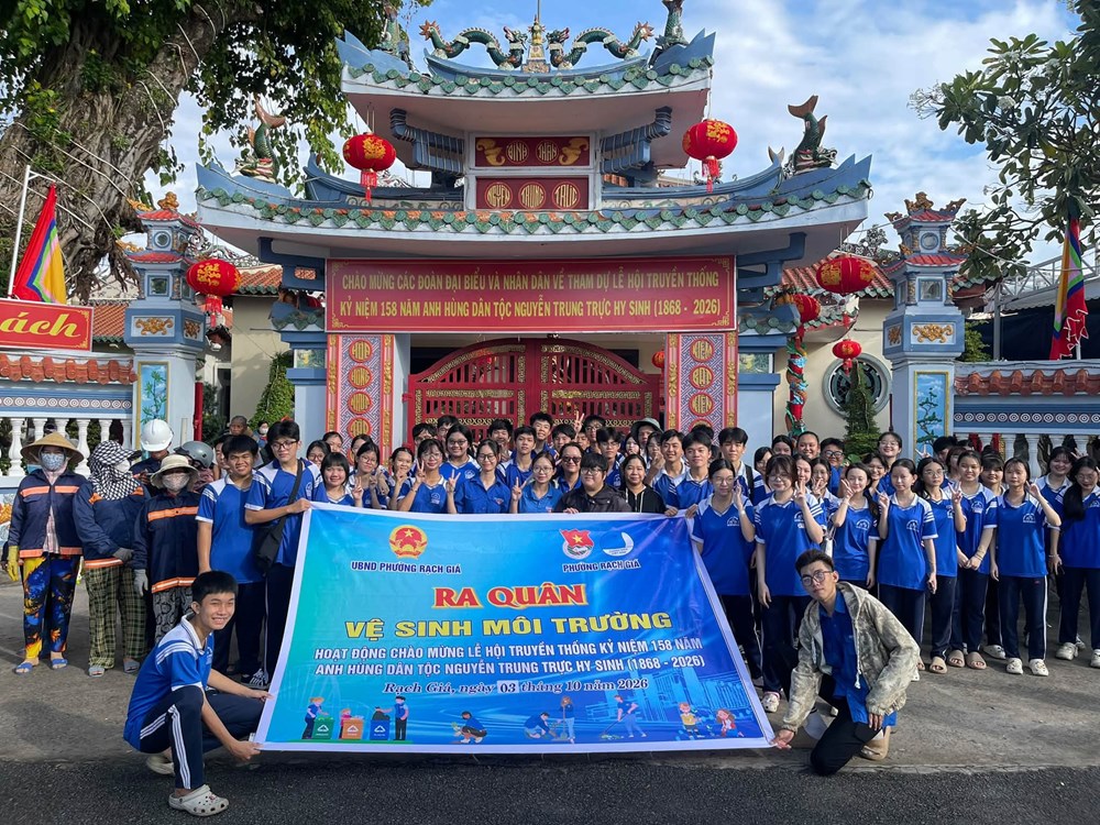 Học sinh chung tay hướng về Lễ hội quê hương - ảnh 2
