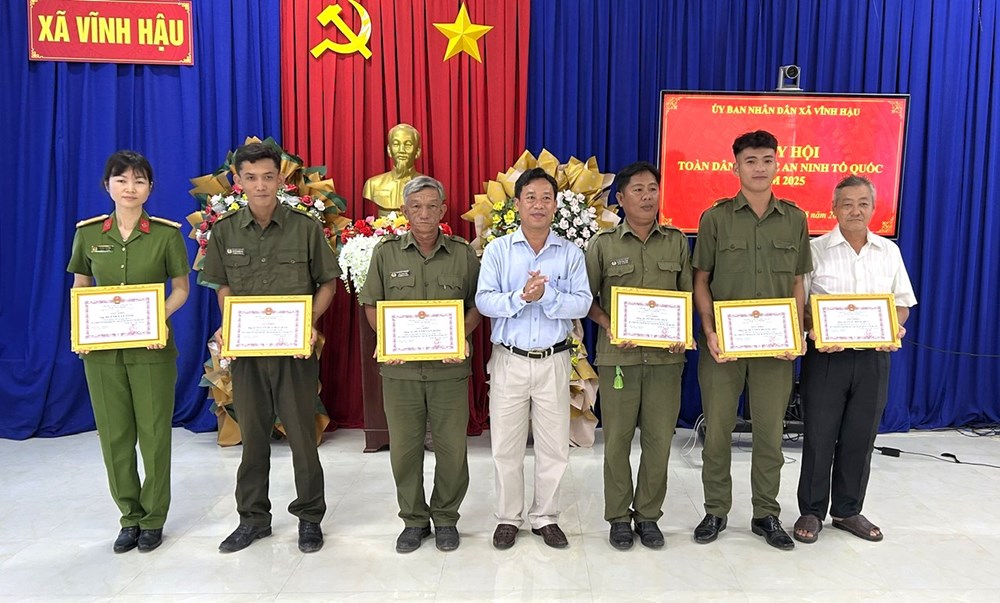 An Giang: Công an Vĩnh Hậu giữ vững an ninh, trật tự từ cơ sở - ảnh 1
