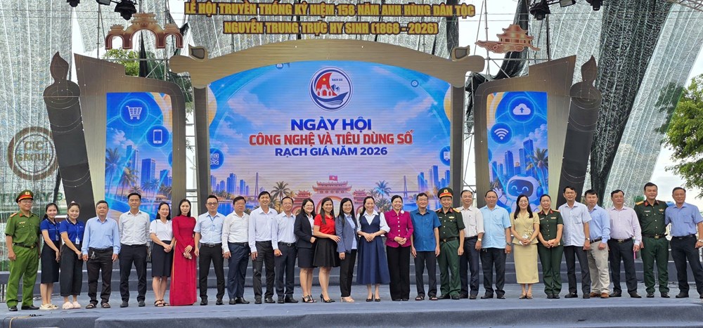 Rạch Giá thúc đẩy kỹ năng số qua Ngày hội Công nghệ và Tiêu dùng số 2026 - ảnh 1
