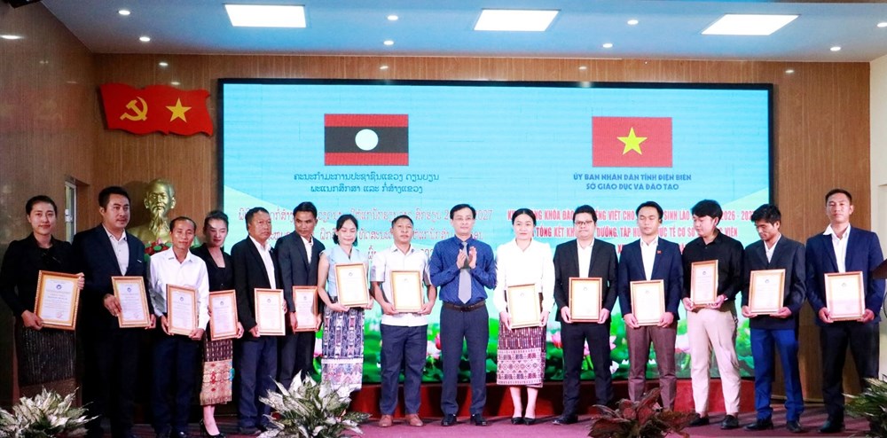 Điện Biên đào tạo tiếng Việt cho 80 lưu học sinh Bắc Lào - ảnh 2