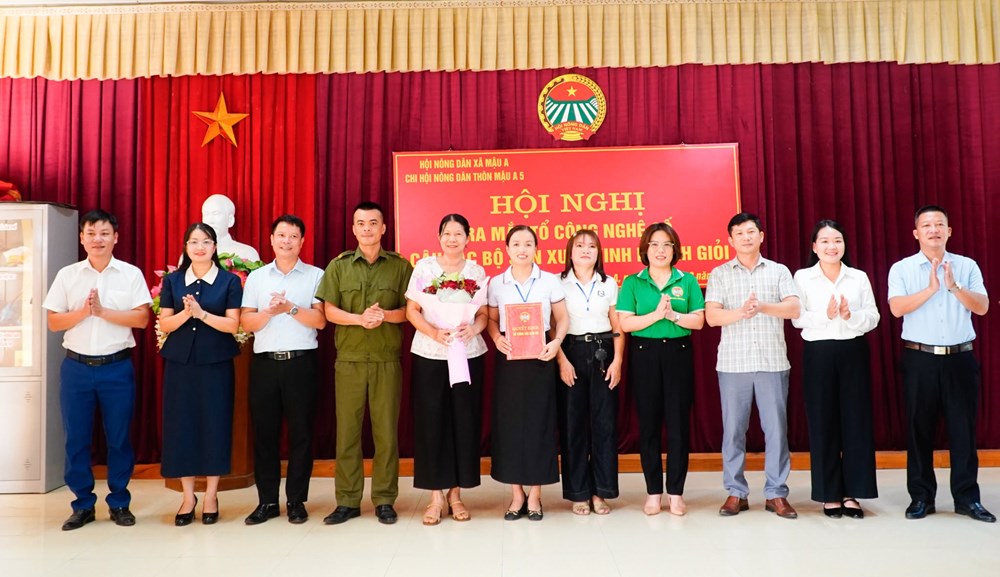 Mậu A thúc đẩy chuyển đổi số, phát triển kinh tế nông dân - ảnh 1