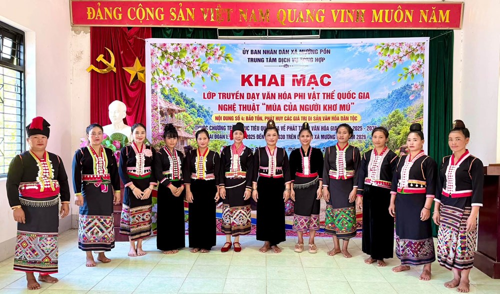 Người Khơ Mú ở Mường Pồn gìn giữ nghệ thuật múa dân gian - ảnh 2