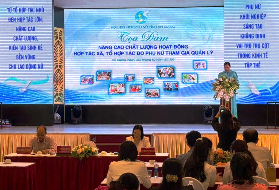 An Giang hỗ trợ phụ nữ phát triển kinh tế tập thể bền vững - ảnh 1