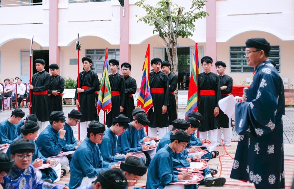 Sân khấu hóa khoa cử xưa, khơi dậy tinh thần hiếu học - ảnh 2