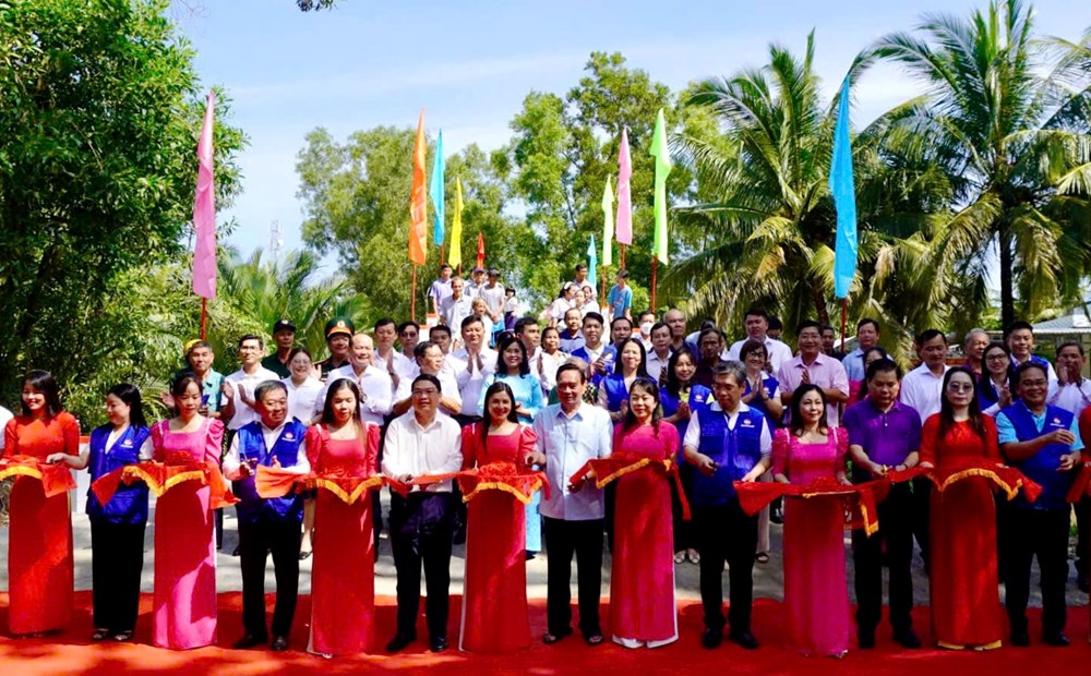 Vĩnh Bình đưa vào sử dụng 3 cầu giao thông nông thôn trị giá 1,5 tỉ đồng - ảnh 1