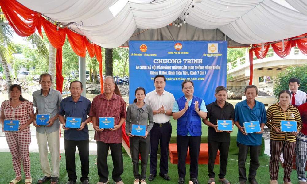 Vĩnh Bình đưa vào sử dụng 3 cầu giao thông nông thôn trị giá 1,5 tỉ đồng - ảnh 5