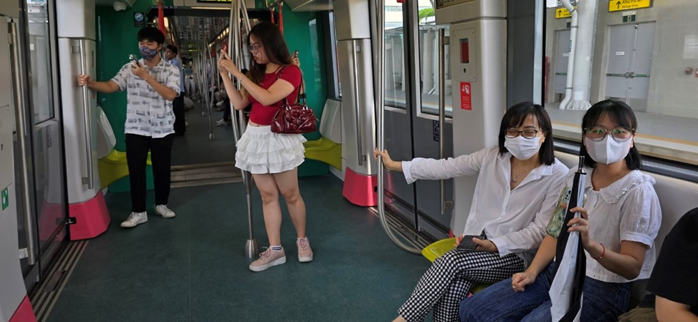 Trải nghiệm tuyến đường sắt đô thị Nhổn - ga Hà Nội - ảnh 6