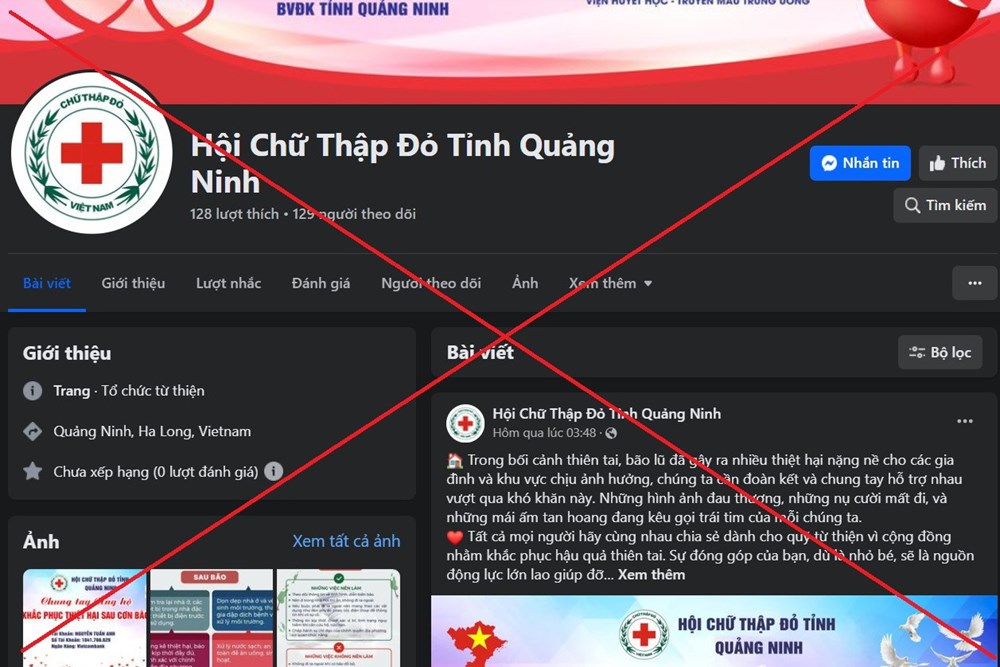 Cảnh giác trước các hình thức lợi dụng bão số 3 để kêu gọi quyên góp, trục lợi cá nhân - ảnh 1
