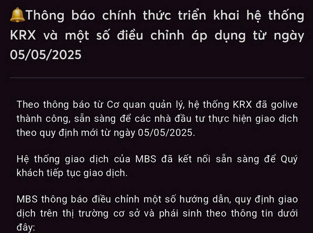 Nhà đầu tư đón đợi gì khi KRX vận hành vào ngày mai? - ảnh 2