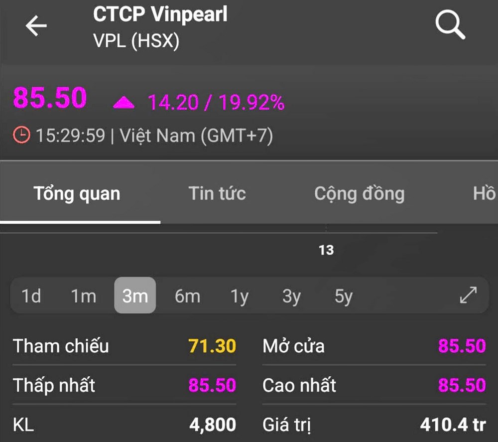 Tân binh VPL của Vinpearl gây ấn tượng trong ngày chào sàn HOSE - ảnh 1