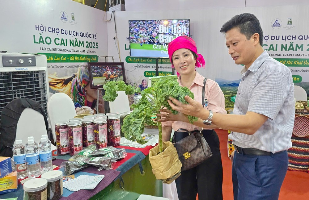 130 gian hàng tham gia Hội chợ Du lịch quốc tế Lào Cai 2025 - ảnh 3