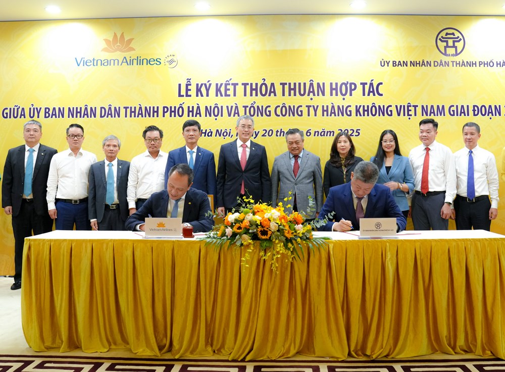 Hà Nội và Vietnam Airlines hợp tác quảng bá thông điệp “Hà Nội -Đến để yêu” - ảnh 1