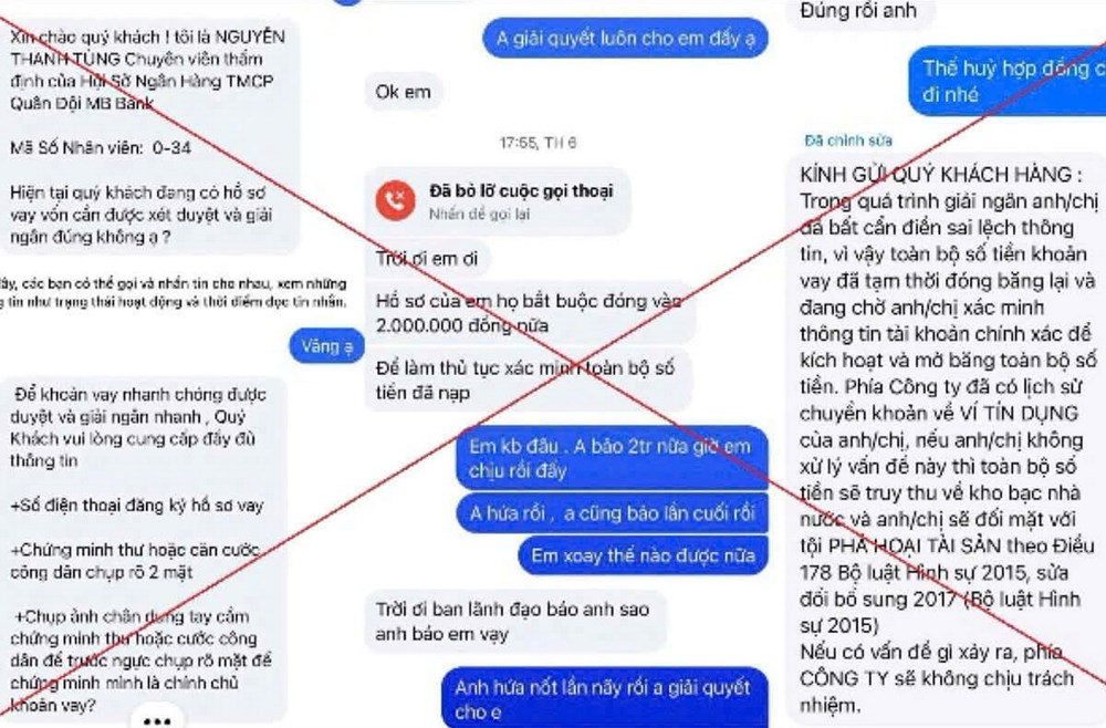 Cảnh giác chiêu lừa cho vay tiền online - ảnh 1