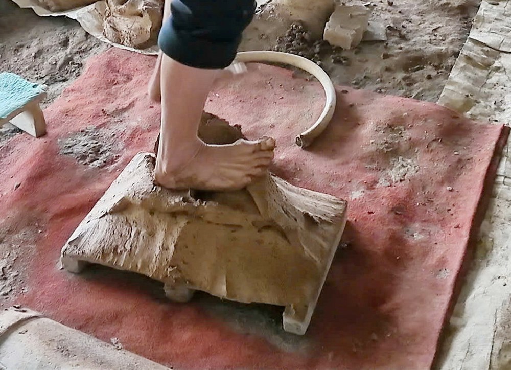 Người Bắc Sơn giữ nghề làm ngói âm dương - ảnh 8