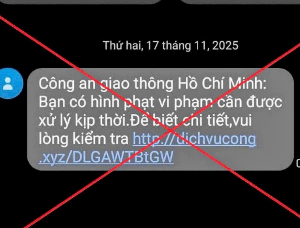 Chiêu lừa yêu cầu truy cập vào đường link “lạ” để nộp “phạt nguội” - ảnh 1
