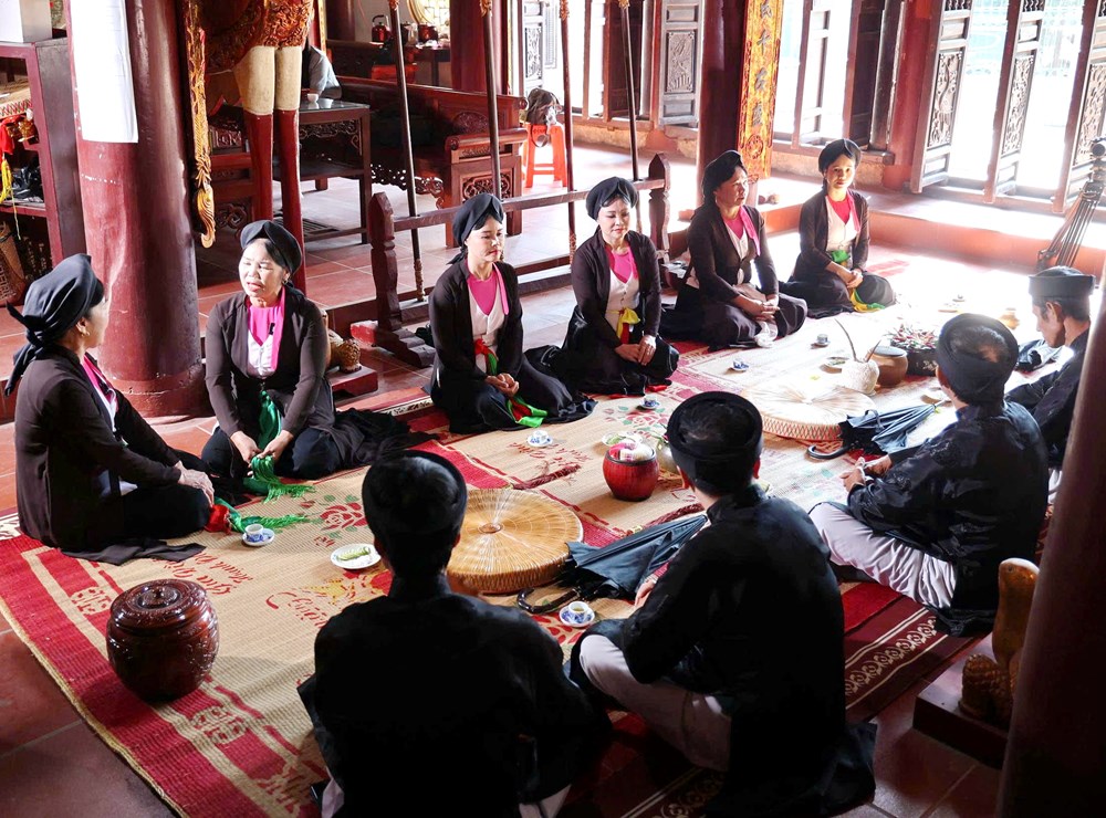 Lễ nghi nghiêm cẩn của Quan họ Ca thờ - ảnh 10