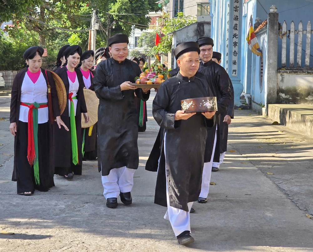 Lễ nghi nghiêm cẩn của Quan họ Ca thờ - ảnh 5