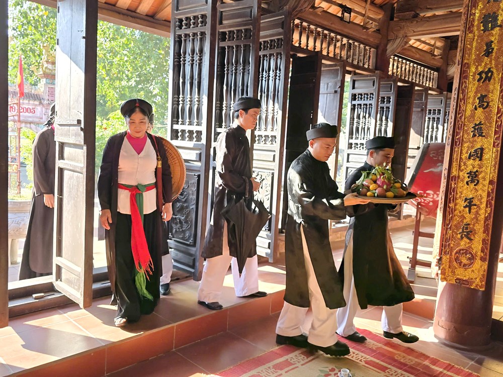 Lễ nghi nghiêm cẩn của Quan họ Ca thờ - ảnh 7