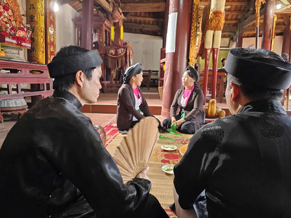 Lễ nghi nghiêm cẩn của Quan họ Ca thờ - ảnh 11