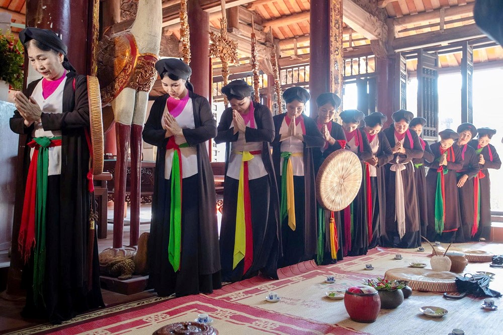 Lễ nghi nghiêm cẩn của Quan họ Ca thờ - ảnh 9
