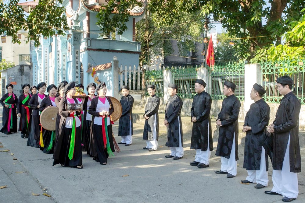 Lễ nghi nghiêm cẩn của Quan họ Ca thờ - ảnh 2