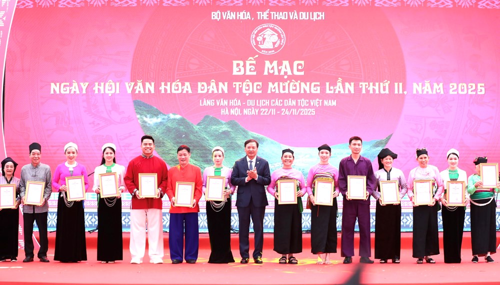 Bế mạc Ngày hội Văn hóa dân tộc Mường lần thứ II năm 2025 - ảnh 2