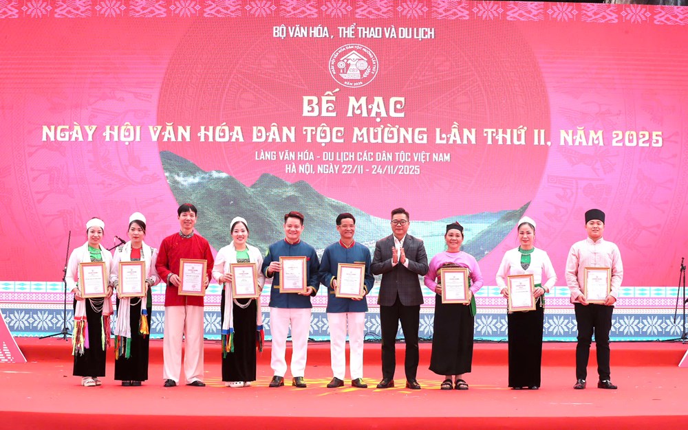 Bế mạc Ngày hội Văn hóa dân tộc Mường lần thứ II năm 2025 - ảnh 4