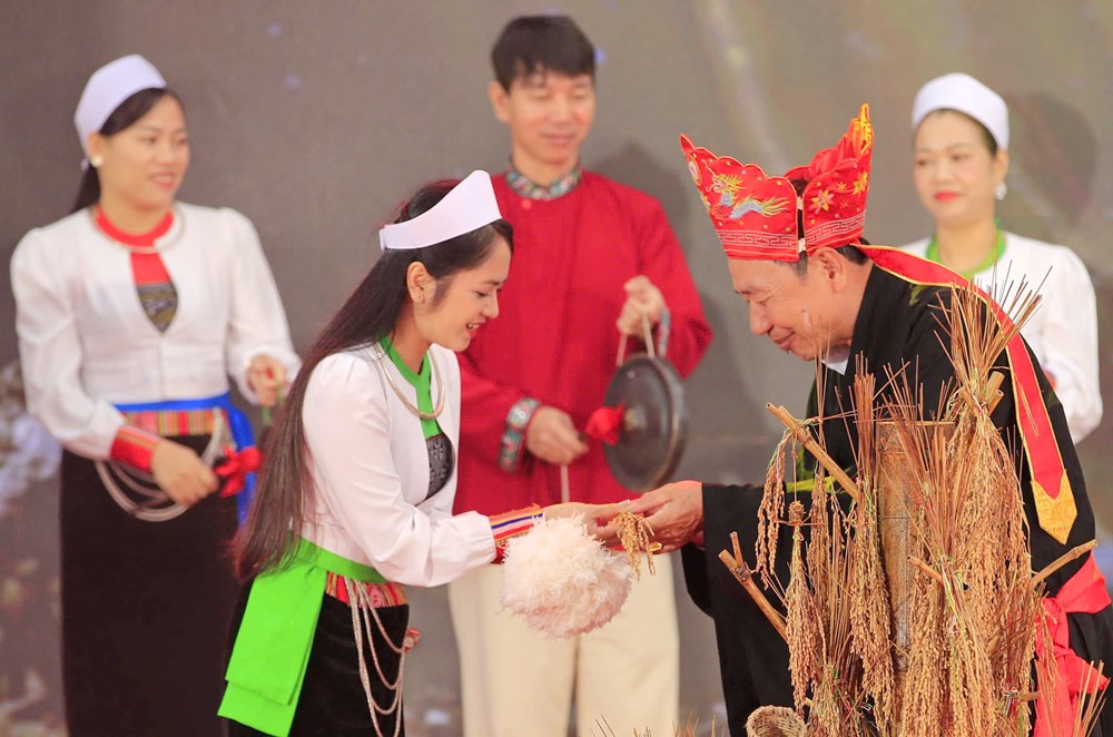 Thấm đẫm văn hoá lúa nước tại Lễ hội Xuống đồng Mường Vang   - ảnh 6