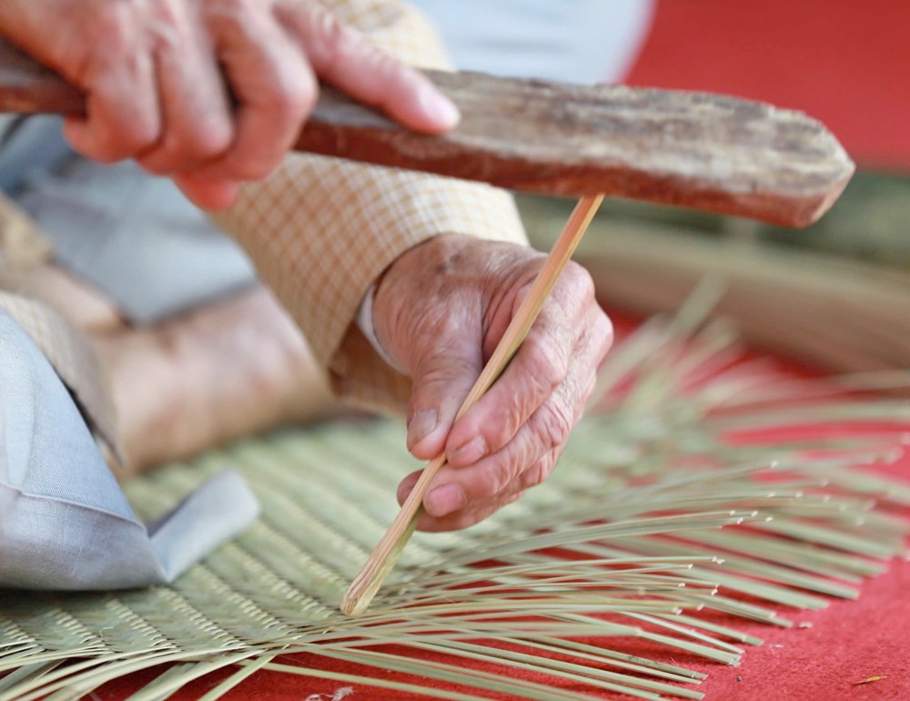 Người Mường bảo tồn nghề đan lát thủ công  - ảnh 12