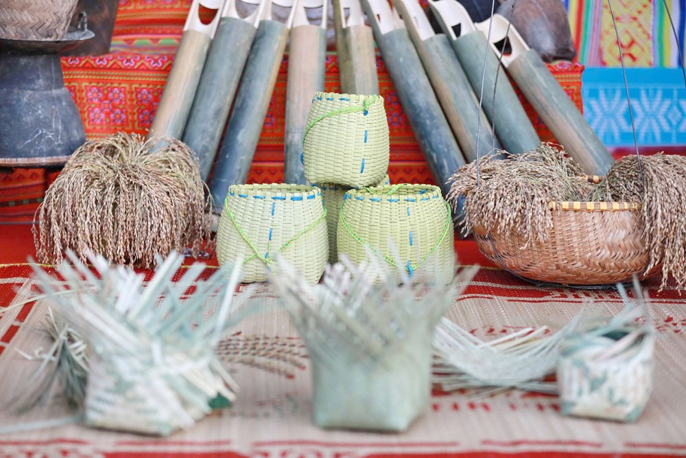 Người Mường bảo tồn nghề đan lát thủ công  - ảnh 2