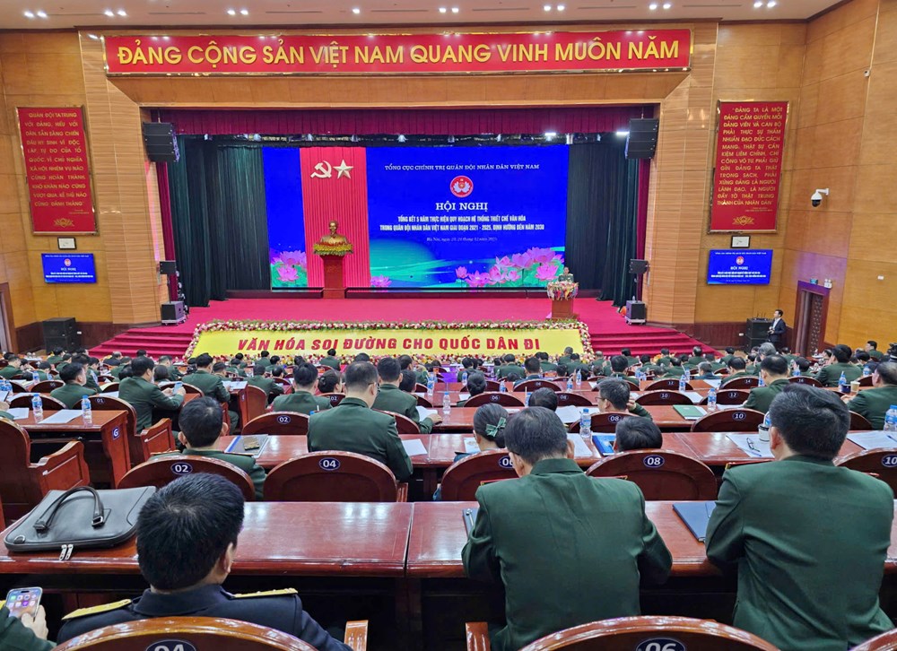 Tổng kết 5 năm thực hiện Quy hoạch hệ thống thiết chế văn hóa trong Quân đội - ảnh 2