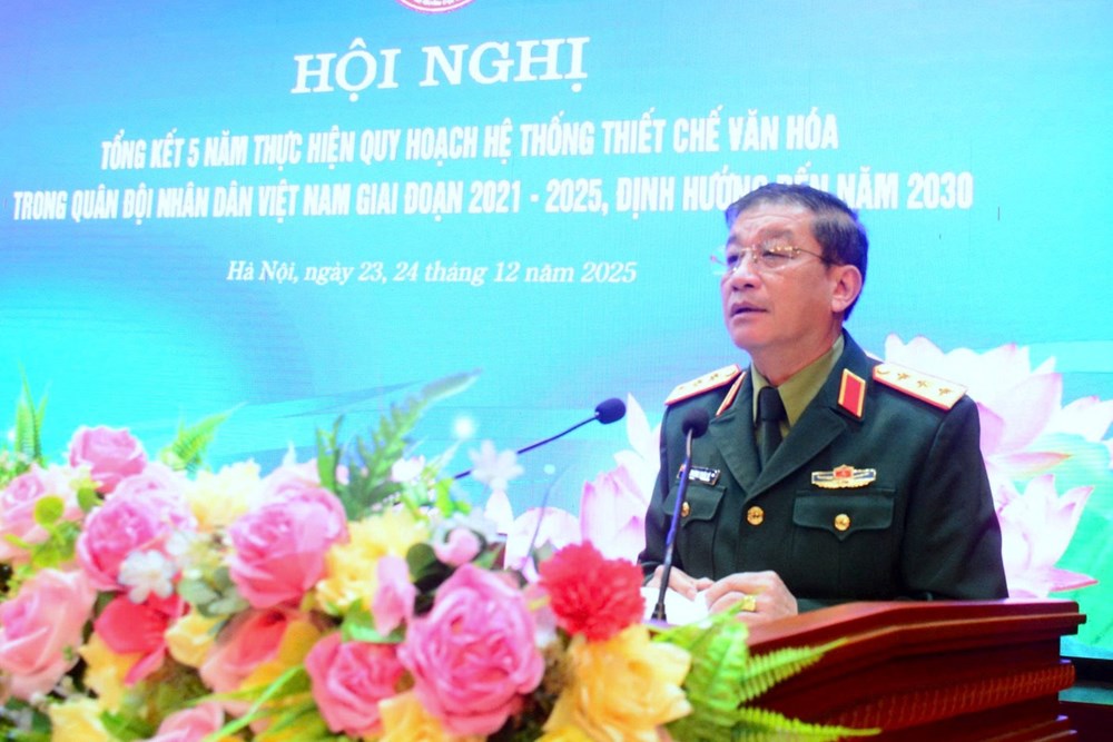 Tổng kết 5 năm thực hiện Quy hoạch hệ thống thiết chế văn hóa trong Quân đội - ảnh 1