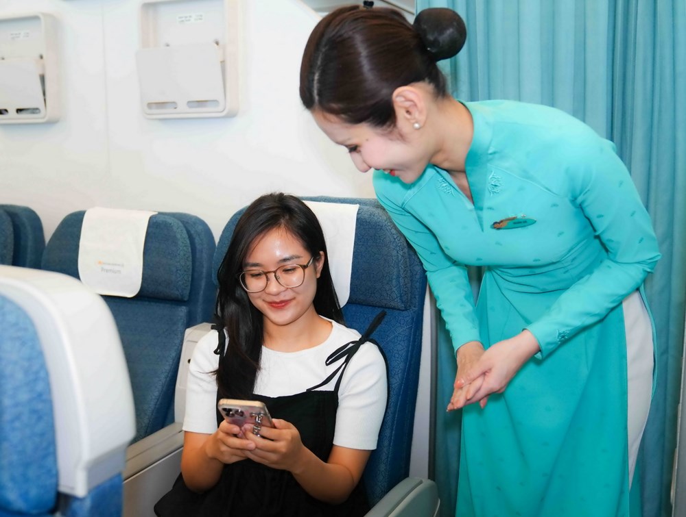 Vietnam Airlines chính thức cung cấp dịch vụ internet trên máy bay - ảnh 1