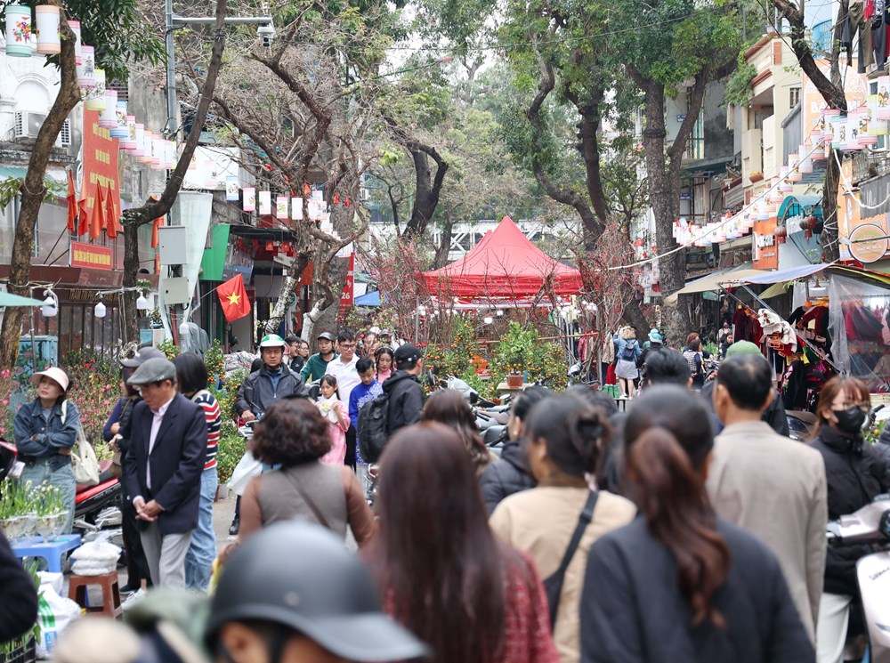 “Sống chậm” ở chợ hoa Hàng Lược  - ảnh 2